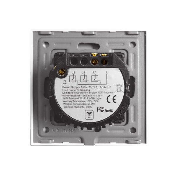 Wi-Fi smart prekidač svetla bez N provodnika 10A1 Wi-Fi smart prekidač svetla bez N provodnika 10A