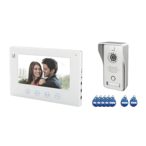 Color video interfon sa RFID čitačem